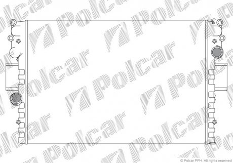 Радіатор охолодження Polcar 305208A4 (фото 1)