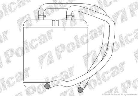 Радіатор пічки Polcar 3052N81