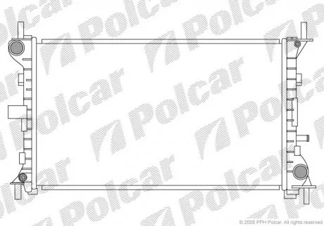 Фото радіатор охолодження Polcar 3201082 Радіатор охолодження Polcar 3201082