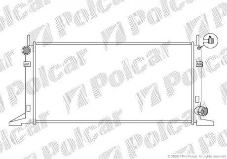 Радиатор охлаждения Polcar 3204084