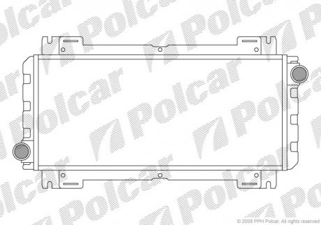 Радіатор охолодження Polcar 320808A1