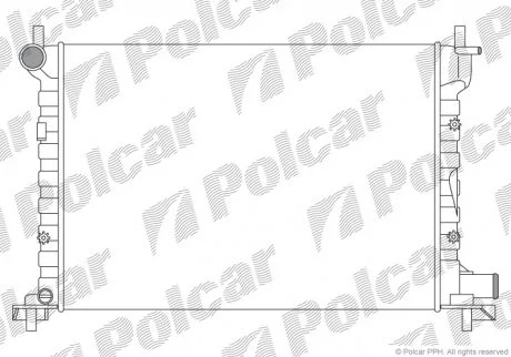 Радіатор охолодження Polcar 321008A2