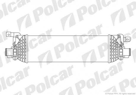 Радиаторы воздуха (Интеркулеры) Polcar 3212J81 (фото 1)