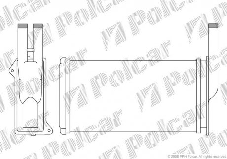 Радиатор обогрева Polcar 3214N81 (фото 1)