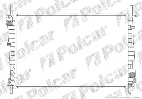 Радіатор охолодження Polcar 321808-2