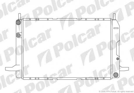 Радиатор охлаждения Polcar 322308A4 (фото 1)