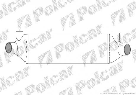 Радіатор повітря (інтеркулер) Polcar 3247J81