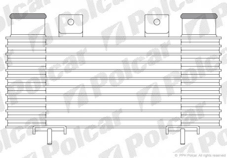 Радіатор повітря (інтеркулер) Polcar 3268J81 (фото 1)