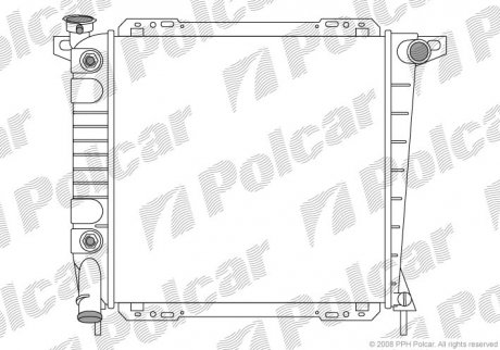 Радіатор охолодження Polcar 326908-1