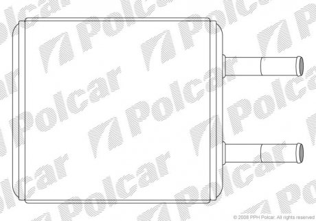 Радиатор обогрева SRL Polcar 4005N81