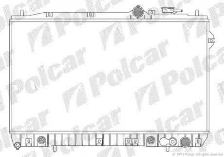 Радіатор охолодження Polcar 4010081