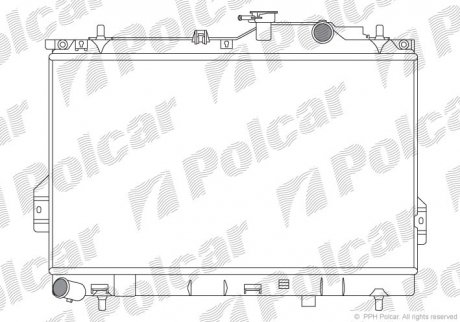 Радиатор двигателя Polcar 4035083X