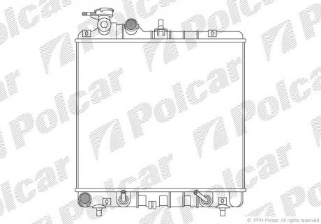 Радіатор охолодження Polcar 4040081