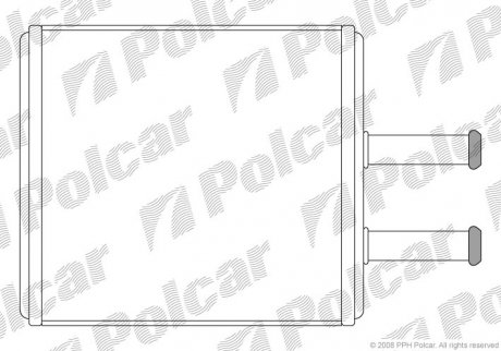 Радіатор обігріву Polcar 4102N81