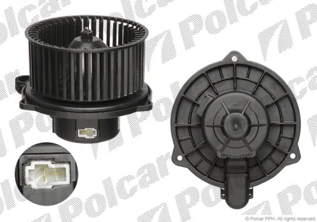 Вентилятор кабіни | KIA PICANTO 04- Polcar 4107NU1X