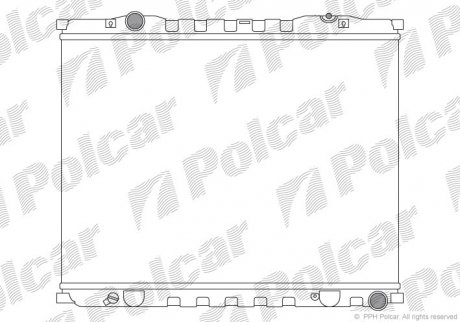 Радіатор двигуна Polcar 4170081X
