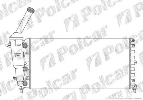 Радиатор охлаждения Polcar 4202082