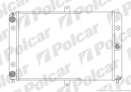 Радіатор охолодження Polcar 4401081