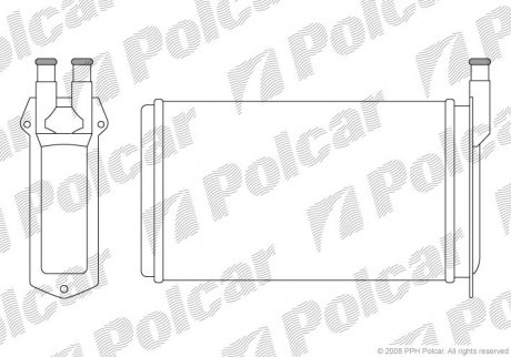 Радиатор обогрева Polcar 4401N81