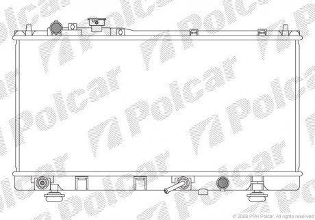 Радіатор охолодження Polcar 4509084