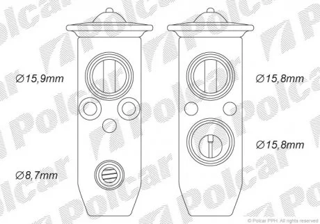 Стопорний клапан | MAZDA 3/5 Polcar 4541KZ-1