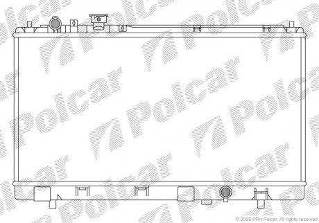 Радіатор охолодження Polcar 4555082