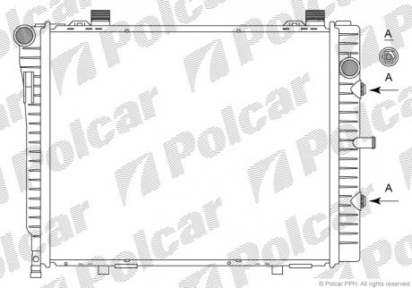 Радіатор охолодження Polcar 5002086 (фото 1)