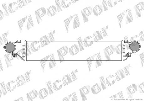 Радиатор воздуха (интеркулер) Polcar 5003J82