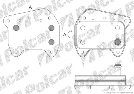 Радиатор смазки Polcar 5003L81