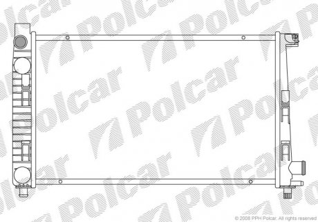 Радіатор двигуна SRL Polcar 5005085