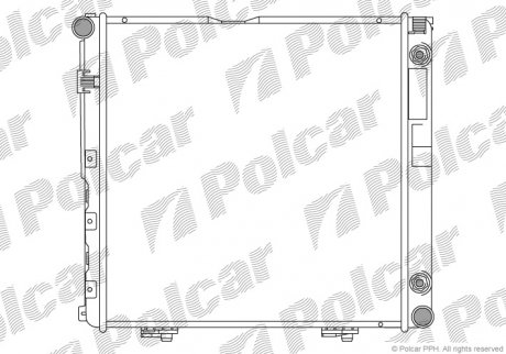 Радиатор охлаждения Polcar 501408A6