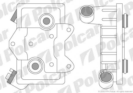 Радіатор масла Polcar 5014L84X (фото 1)