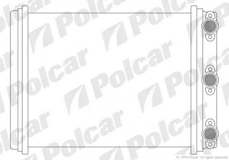 Радиатор обогрева Polcar 5014N81 (фото 1)