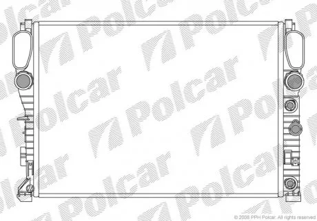 Фото радіатор двигуна Polcar 5016082 Радіатор двигуна Polcar 5016082