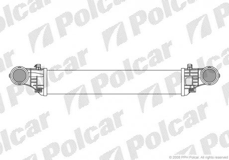 Радіатор повітря (інтеркулер) Polcar 5016J81