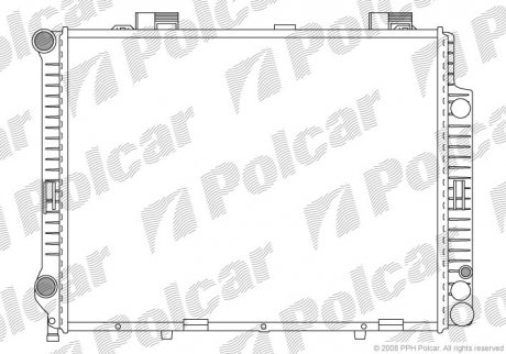 Радиатор двигателя Polcar 5021082