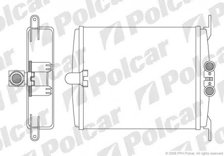 Радиатор обогрева Polcar 5024N82