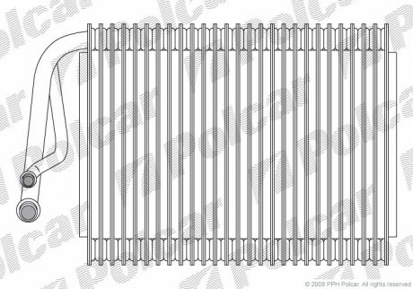 Испаритель кондиционера Polcar 5025P81