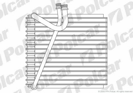 Испаритель кондиционера Polcar 5044P81