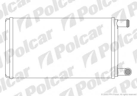 Радіатор обігріву Polcar 5061N81