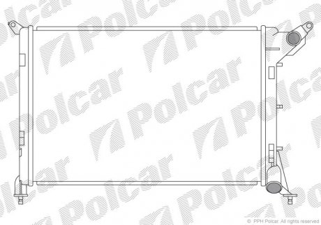 Радіатор охолодження Polcar 5101085 (фото 1)