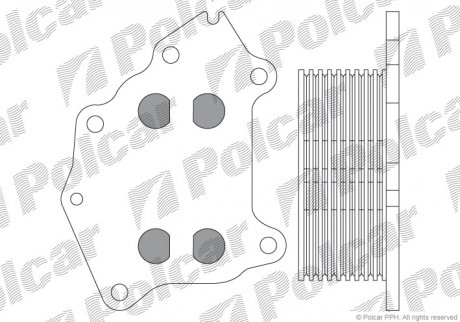 Радиаторы масла Polcar 5102L81