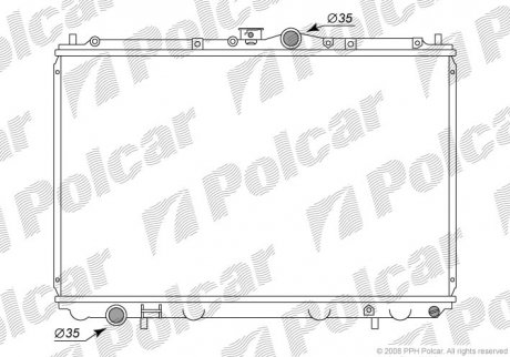 Радіатор охолодження Polcar 5210081