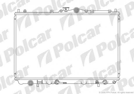 Радіатор двигуна Polcar 5210082 (фото 1)