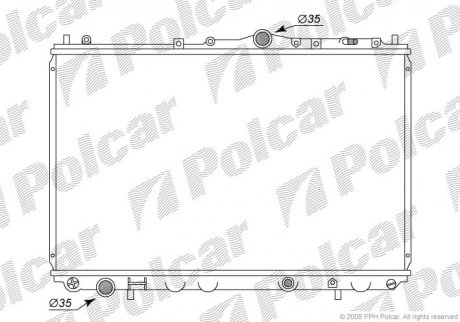 Радиатор системы охлаждения Polcar 5210083