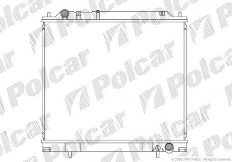 Радіатор охолодження Polcar 525008-1