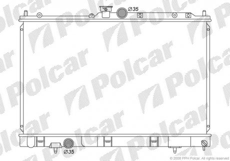 Радіатор охолодження Polcar 5265082K