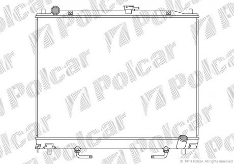 Радіатор охолодження Polcar 5274083