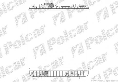 Радіатор охолодження Polcar 5503082