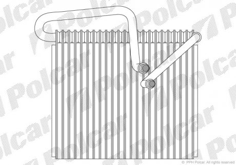 Испаритель кондиционера Polcar 5508P81